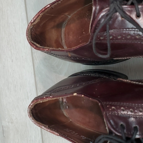 Allen Edmonds Mens 01445 Leather Loafer Dress Oxford shoes sz 9.5D - Picture 6 of 13